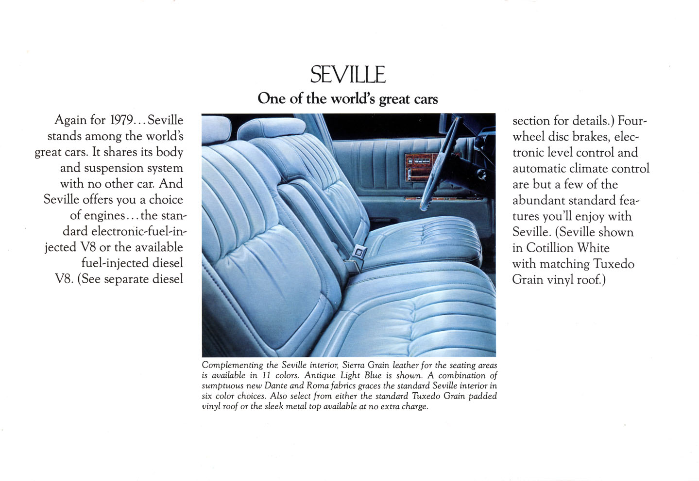 1979 Cadillac Brochure Page 8